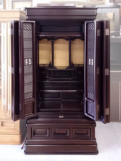 18号 紫檀調上置の正面写真