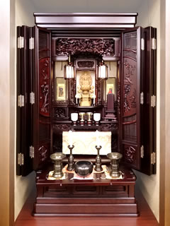 18号 本紫檀上置の正面写真